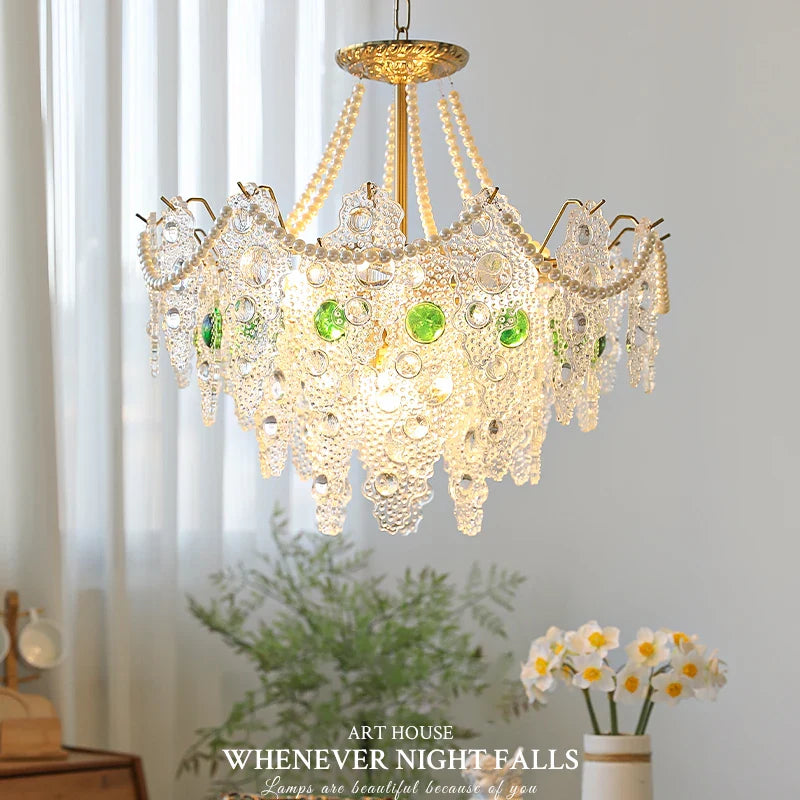 Afralia™ Crystal Chandelier: Elegant Retro Lighting for Bedroom, Dining, Living Room & Cloakroom