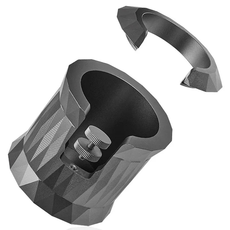 Afralia™ Espresso Portafilter Holder & Tamper Stand with Adjustable Knob