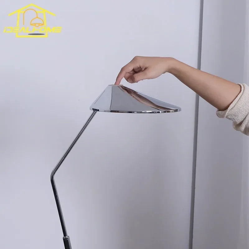 Afralia™ Iron Art Decorative Floor Lamp LED Modern Design Industrial Style