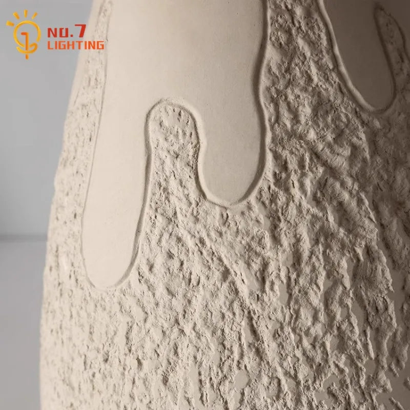 Afralia™ Concrete LED Table Lamp Industrial Design for Bedroom, Hotel, Bar