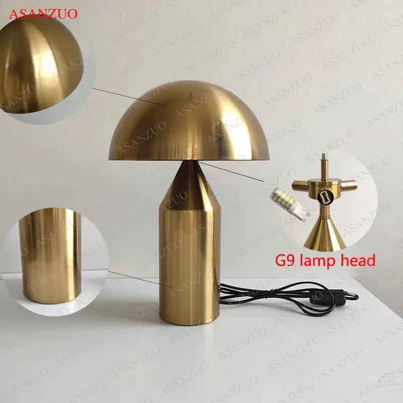 Afralia™ Mushroom Table Lamp: Elegant Light for Bedroom, Study & Living Room