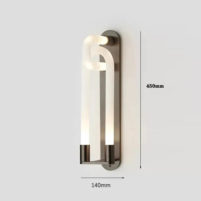 Loopi Wall Lamp: Italian Style Up Down Light, Dining Room & Bedroom Decor, Afralia™ Brand
