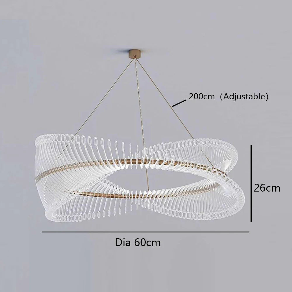 Afralia™ Luxury Gold LED Pendant Lights for Modern Home Decor