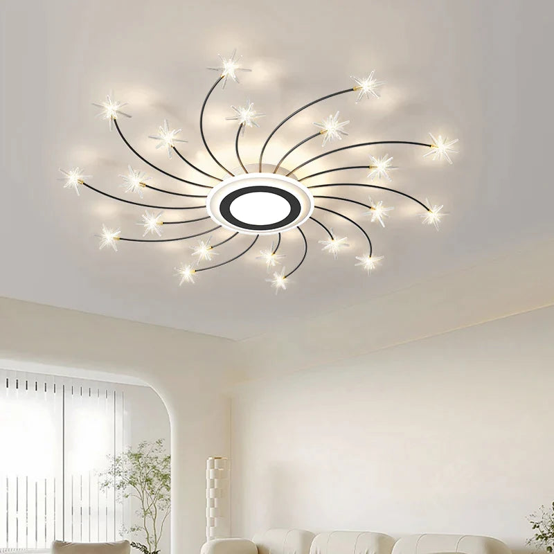 Afralia™ Starry Sky Ceiling Light: Modern Atmosphere for Living Room, Bedroom, and Dining Area