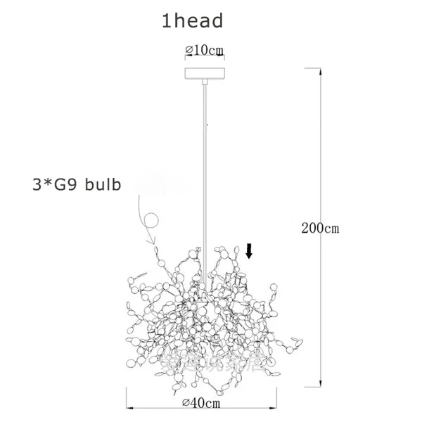 Afralia™ Chrome Leaf LED Chandelier for Elegant Indoor Lighting
