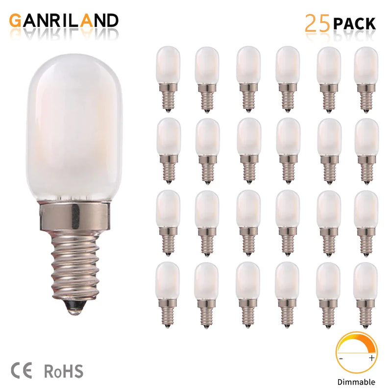 Afralia™ Vintage Frosted Dimmable LED Lamp E12 E14 Warm White 2700K 220V Mini Bulb