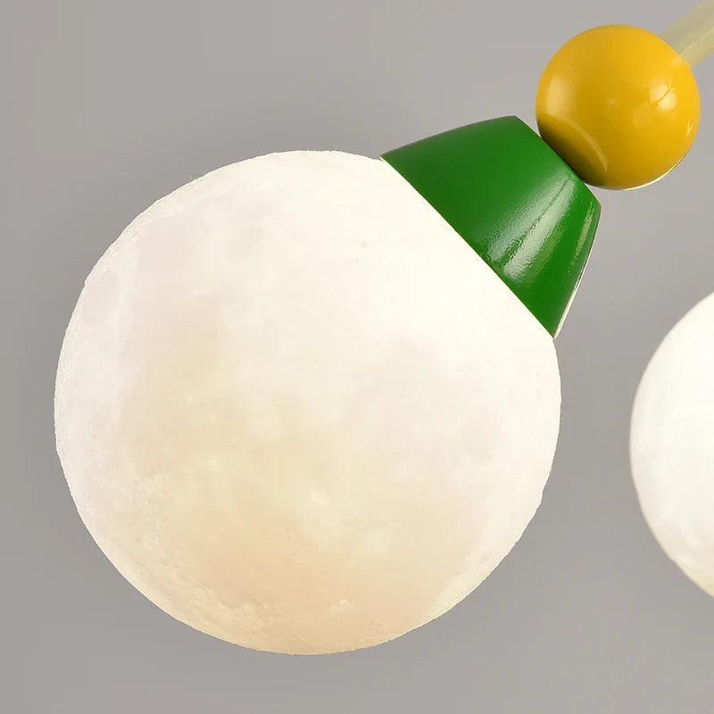 Afralia™ Nordic LED Pendant Light White Red 3 Heads 5Head Dining Room Kitchen Living Room