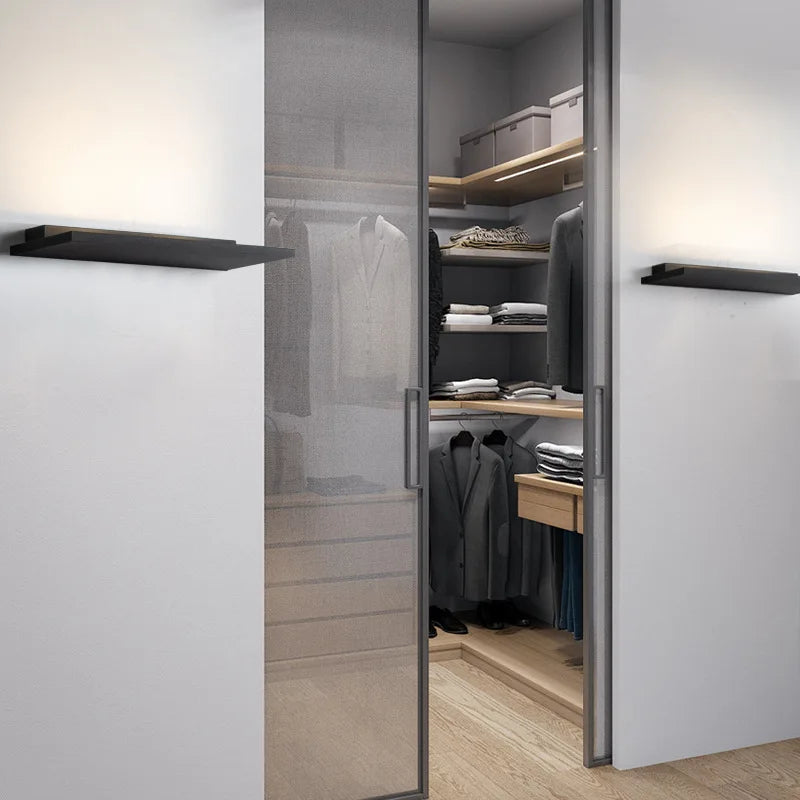 Afralia™ LED Wall Light Aluminum Bedroom Living Room Decor Sconce Fixture