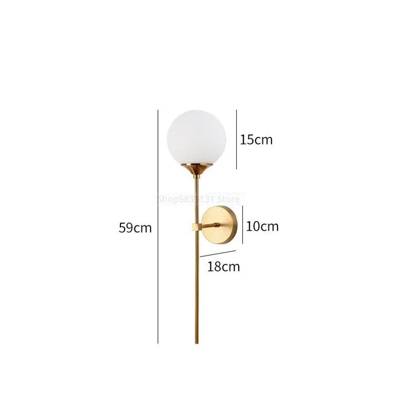 Afralia™ Nordic Modern LED Wall Lamp for Living Room and Bedroom