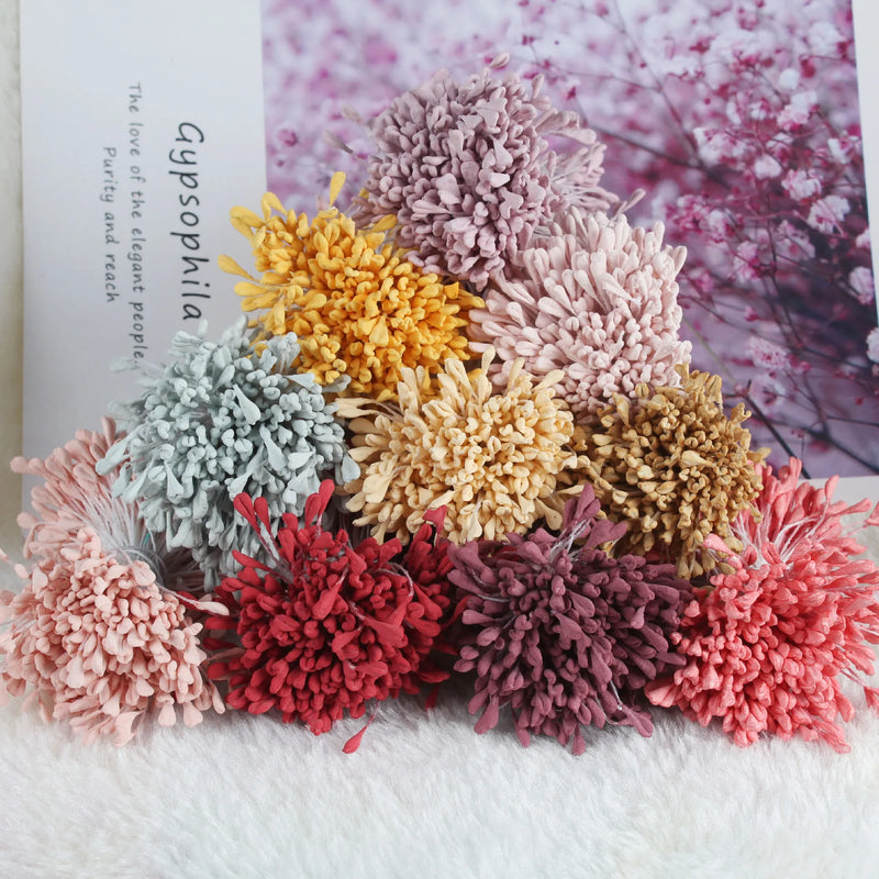 Afralia™ Matte Flower Core Stamen Beads for DIY Handmade Accessories