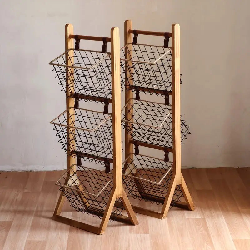 Afralia™ Metal Storage Rack for Home, Living Room, Kitchen - Multi-functional Storage Shelves