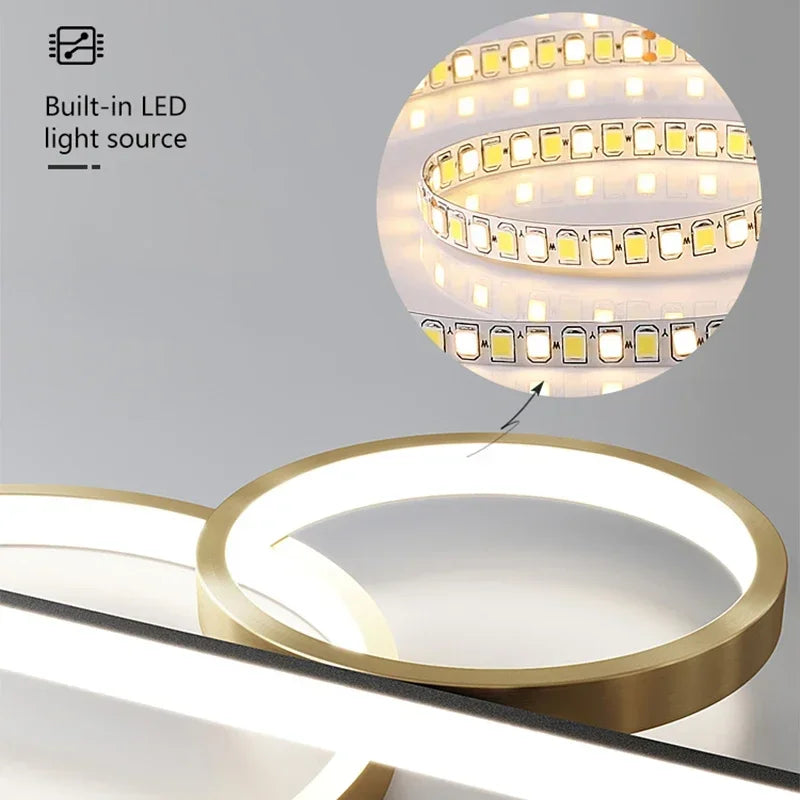 Afralia™ Modern Led Pendant Lights for Dining Table, Bar Counter, Coffee Living Room