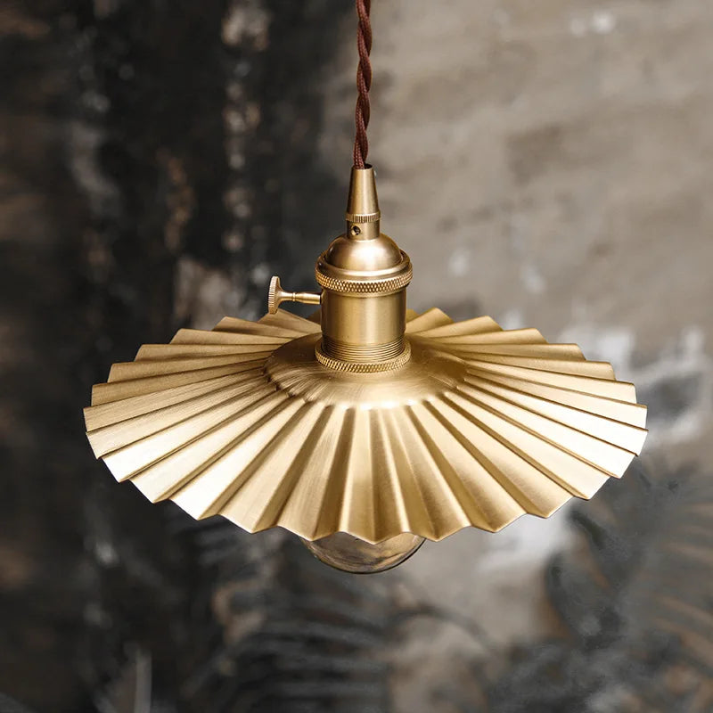 Afralia™ Nordic Copper LED Pendant Lamp for Modern Spaces