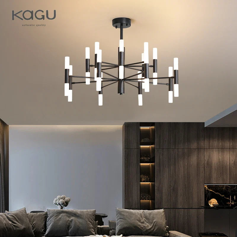 Afralia™ Nordic LED Pendant Chandelier: Modern Home Decor Light Fixture for Living Room, Bedroom & Restaurant