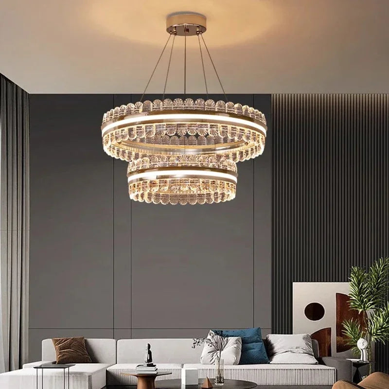 Afralia™ Modern LED Pendant Chandeliers for Living and Dining Room Lighting