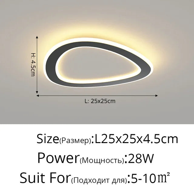 Afralia™ Modern Nordic Chandeliers for Master Bedroom and Living Room