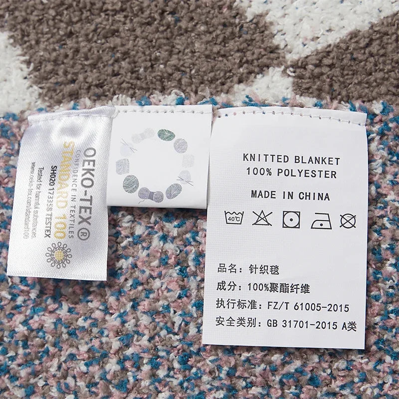 Afralia™ Knitted Blanket Throws 130x160cm