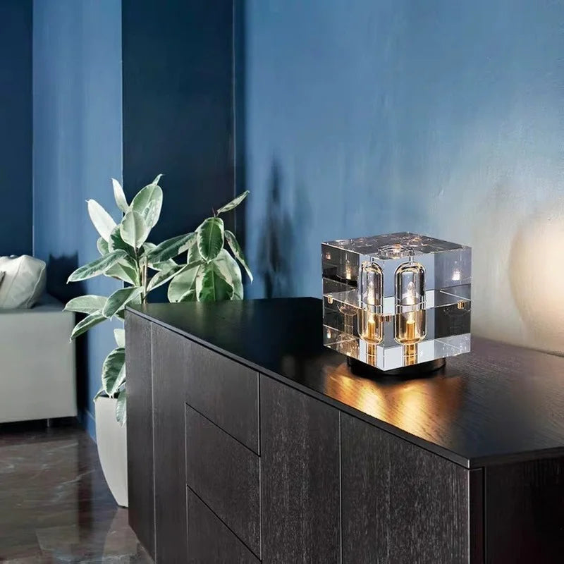 Afralia™ Nordic Crystal Desk Lamp - Luxury LED Lighting for Home Decor & Bedroom