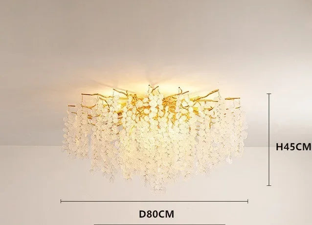 Afralia™ Crystal Money Tree Chandelier - Modern LED Suspension Light for Luxury Living Areas