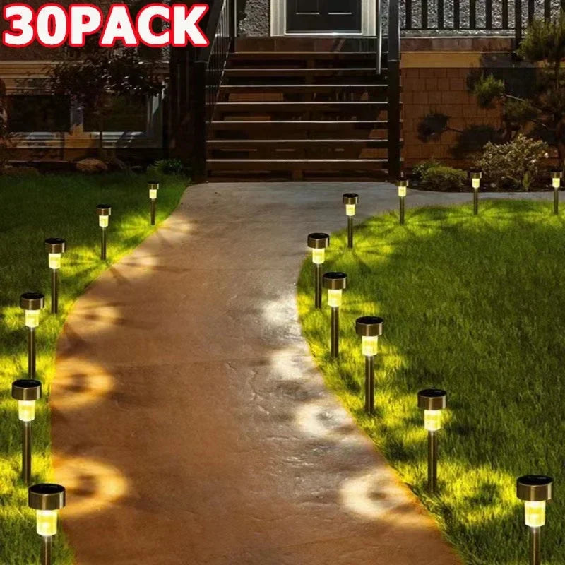 Afralia™ Solar Garden Lanterns: Waterproof Landscape Lighting for Pathway, Yard, Lawn & Garden