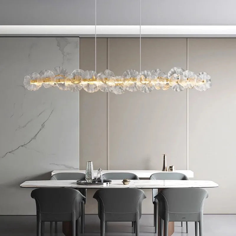 Afralia™ Kryształowy Zyrandol Skandynawska Dekoracja Sufitowa Lampara Wewnętrzna