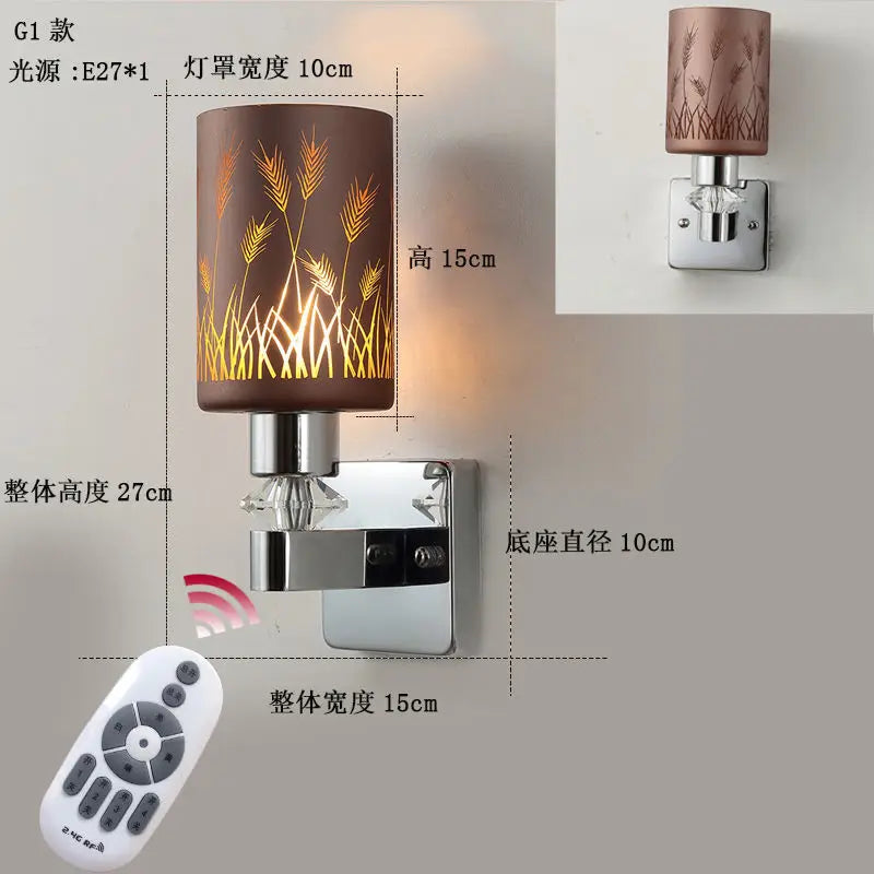Afralia™ Nordic Luxury Hotel Wall Lamp for Living Room, Bedroom, and Corridor