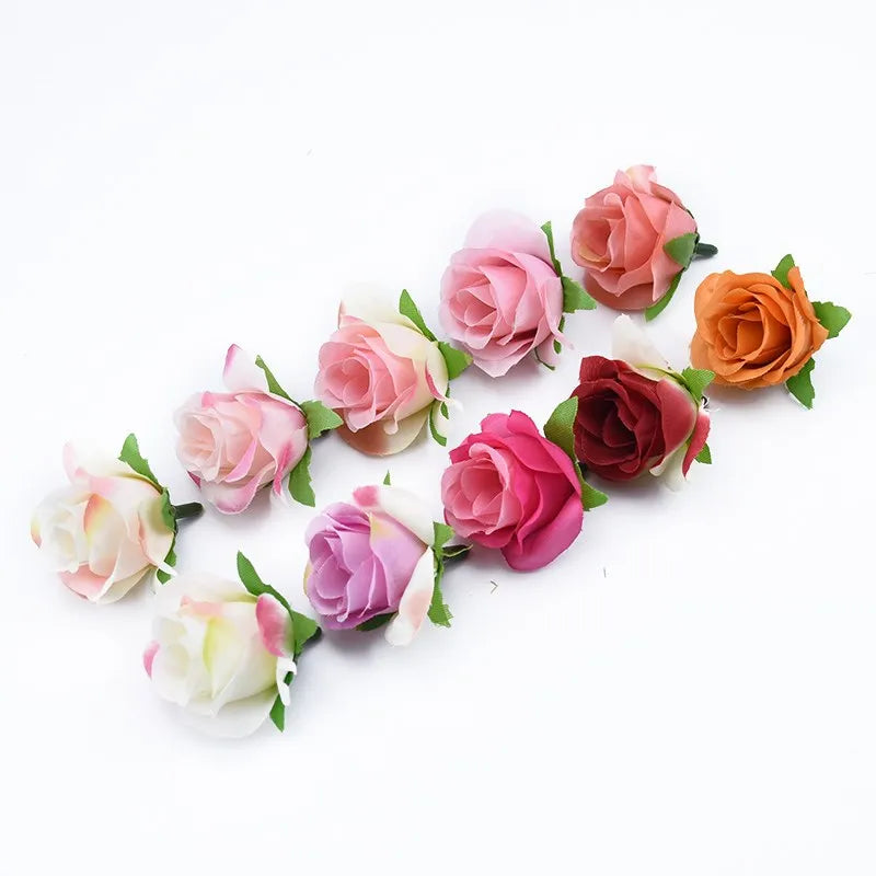 Afralia™ Artificial Plants Decorative Flowers Brooch for DIY Home Christmas Decor