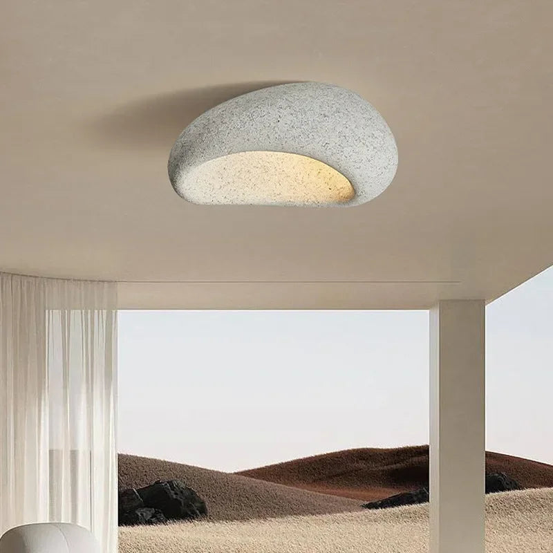 Afralia™ Nordic Wabi Sabi E27 Ceiling Chandelier for Home Art Deco Lighting