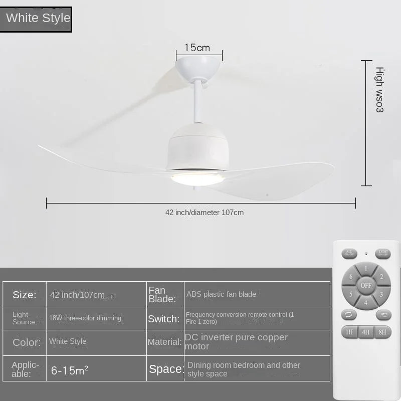 Afralia™ Kids Double Leaf Ceiling Fan Light - Silent Operation with Adjustable Speed