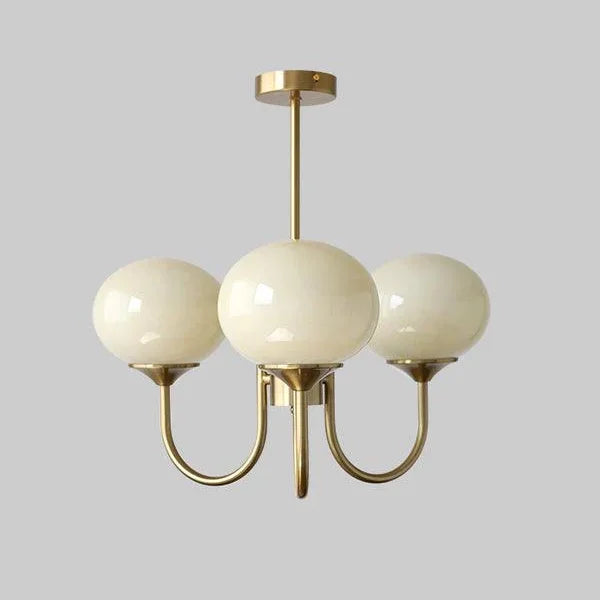 Afralia™ Glass Ball Chandelier Pendant Light for Living Dining Room