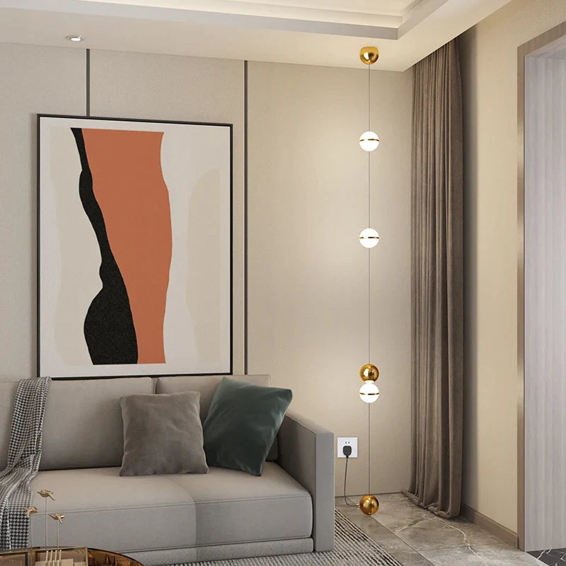 Afralia™ Modern Art Creative LED Floor Lamp for Living Room & Bedroom Lighting