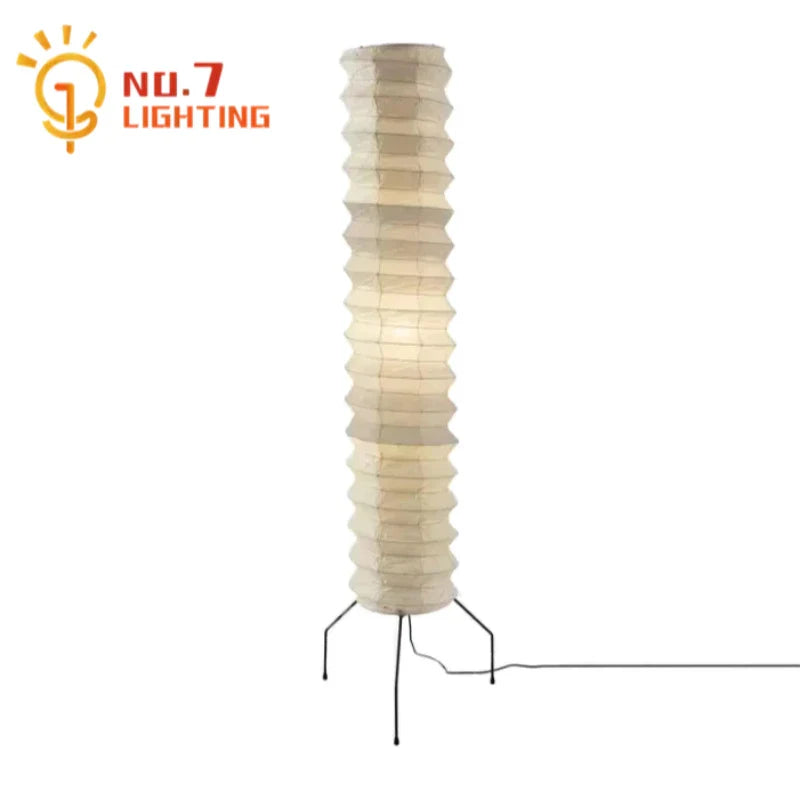 Afralia™ Noguchi Akari Rice Paper Table Lamp for Living Room Bedroom Cafe Decor