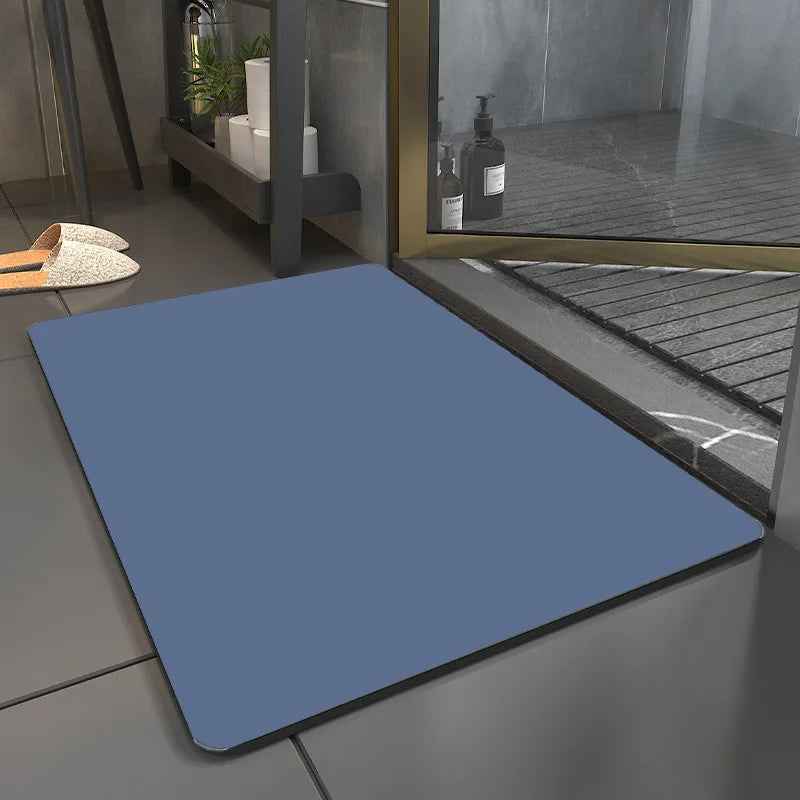 Afralia™ Solid Diatom Ooze Bath Mat: Anti-Slip, Super Absorbent, Durable, Quick-Drying