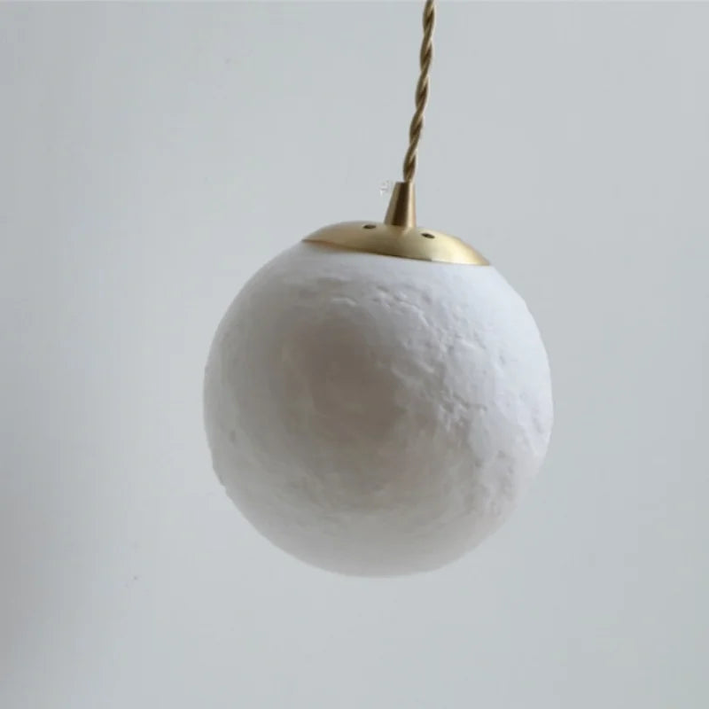Afralia™ Moon ABS LED Wall Light Fixture, Adjustable Nordic Modern Bedside Lamp