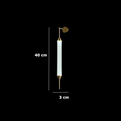 Afralia™ LED Dimmable White Clips Gold Chandelier - Minimalist Art Deco Style