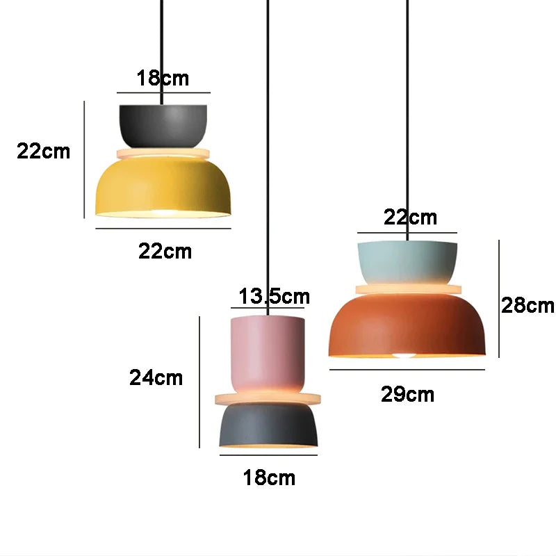 Afralia™ Nordic LED Pendant Light for Bedroom Living Room Dining Room Bar Decor