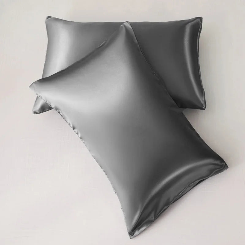 Afralia™ Luxe Rayon Pillowcase: Silky Smooth Satin Pillow Cover for Premium Comfort