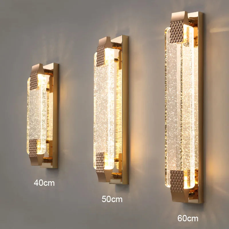 Afralia™ Gold Bubble Wall Lamp for Bedroom and Living Room - Modern Luxury Lighting