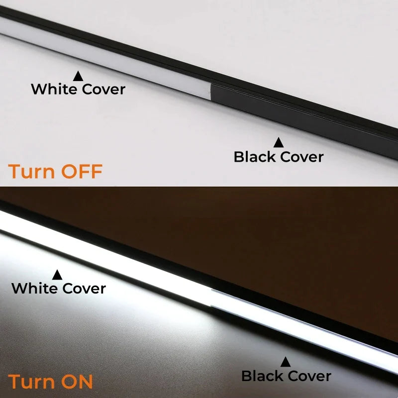 Afralia™ LED Strip Channel Diffuser for Flexible Replaceable LED Aluminum Profile Light Cover