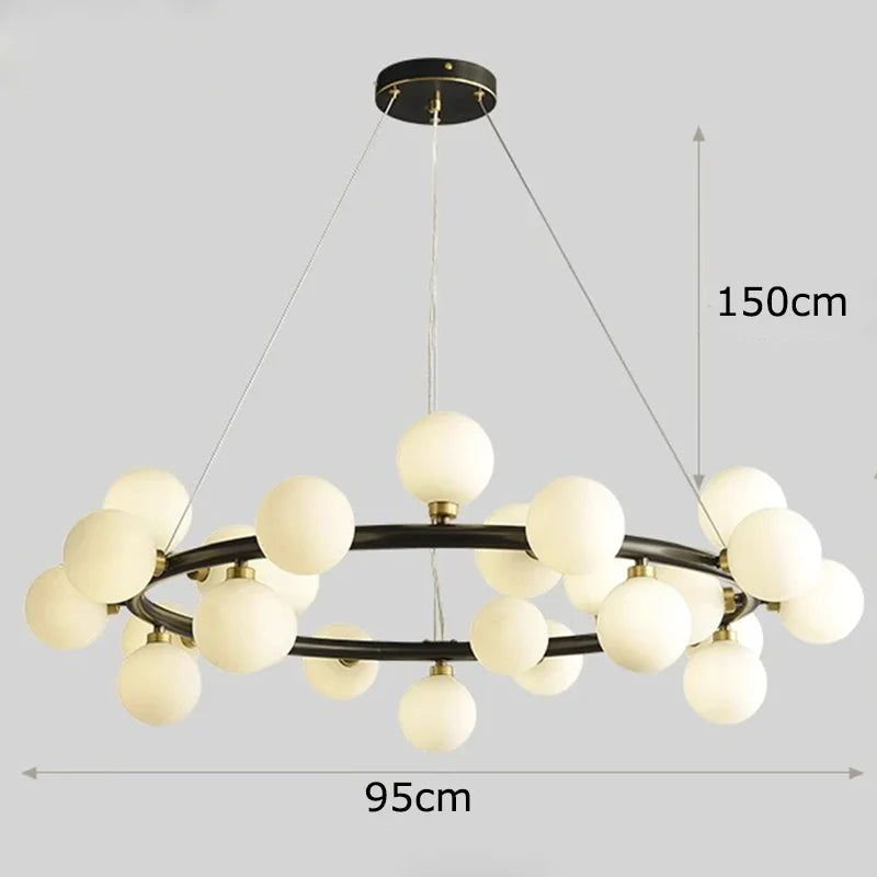 Afralia™ LED Pendant Chandeliers for Modern Living and Dining Room Lighting