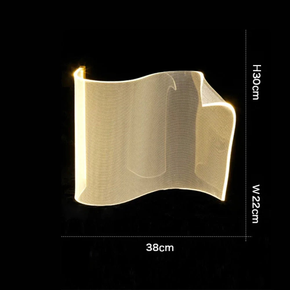 Afralia™ Post-Modern LED Acrylic Table Lamp for Bedroom