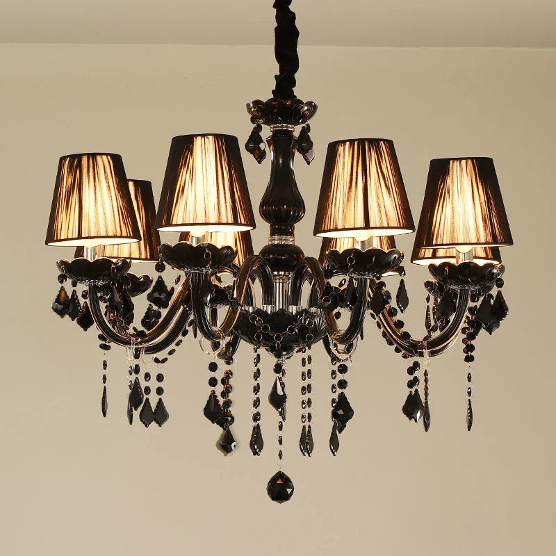 Afralia™ Crystal Pendant Chandelier for Luxurious Living Room, Restaurant, Bedroom & Villa