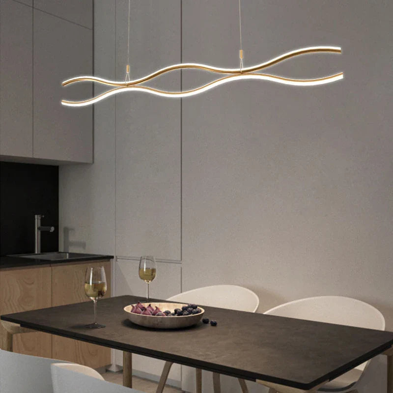 Afralia™ LED Chandelier for Modern Dining, Bar Table Pendant Light