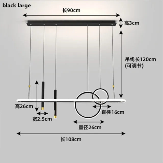 Afralia™ Scandinavian Style LED Pendant Lights for Home Decoration and Indoor Lighting.