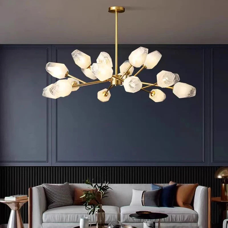 Afralia™ Modern Ceiling Chandelier for Dining Room Living Room Indoor Lighting