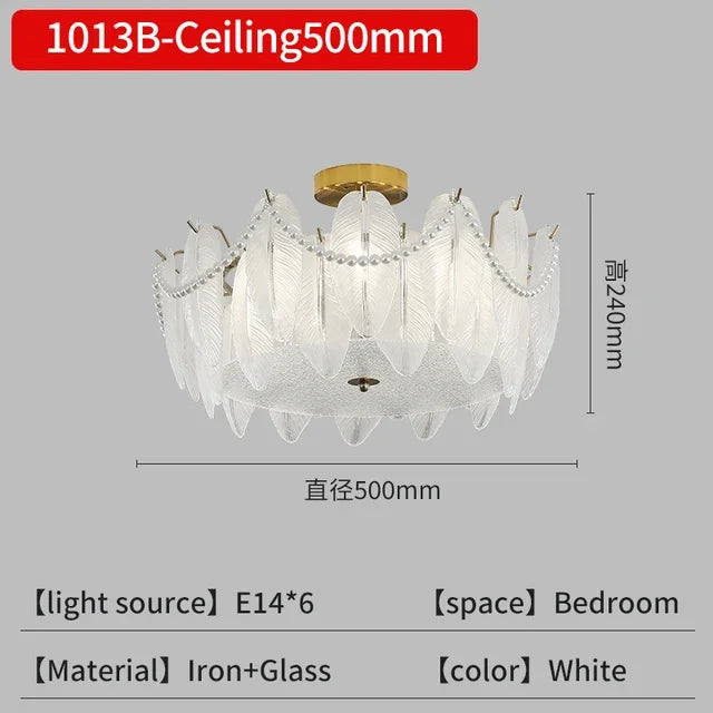 Afralia™ Crystal Feather Chandelier: Luxury Pendant for Home Decor & Designer Ceiling Fixture