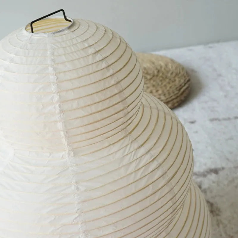 Afralia™ Minimalist White Paper Tripod Floor Lamp