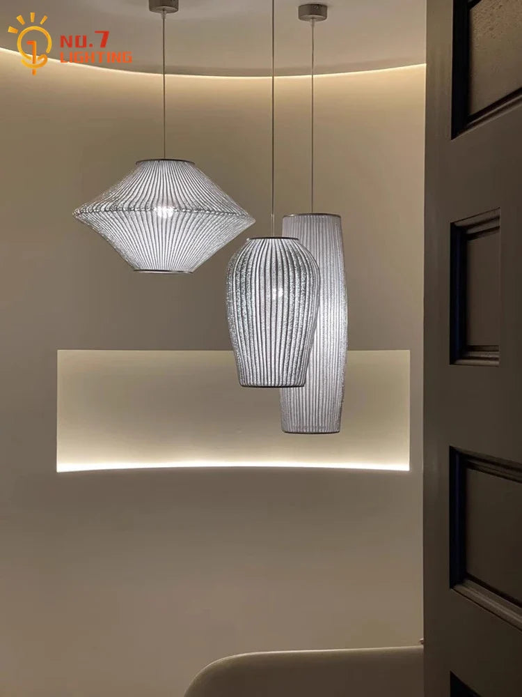 Afralia™ Stainless Steel Pendant Lights LED E27 Modern Art Decor for Home, Living Room, Bedroom