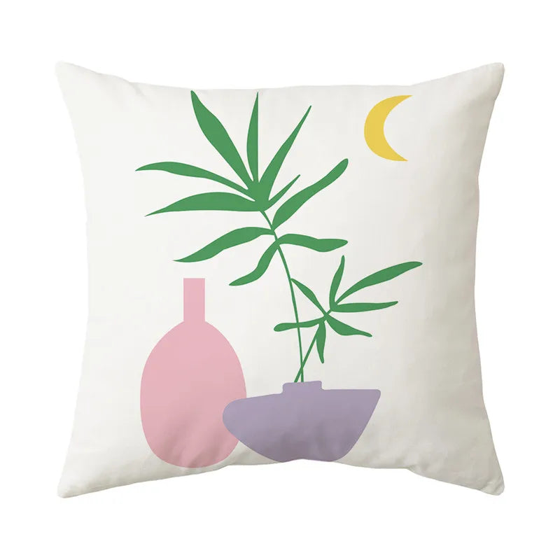 Afralia™ Butterfly Pillowcase 45x45cm Modern Simple Design for Home Office Decor