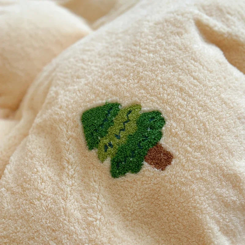 Afralia™ Teddy Velvet Bedding Set for Winter Warmth and High-end Comfort